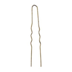 Horquilla Pelo Invisible Rizada Bronce 5,5cm 20 Unid Eurostil