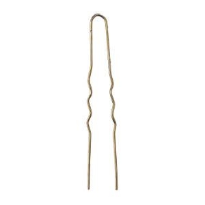 Horquilla Pelo Invisible Rizada Bronce 5,5cm 20 Unid Eurostil