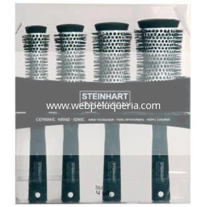 Pack 4 Cepillos Térmicos Cerámica Nano Ionic Steinhart Profesional