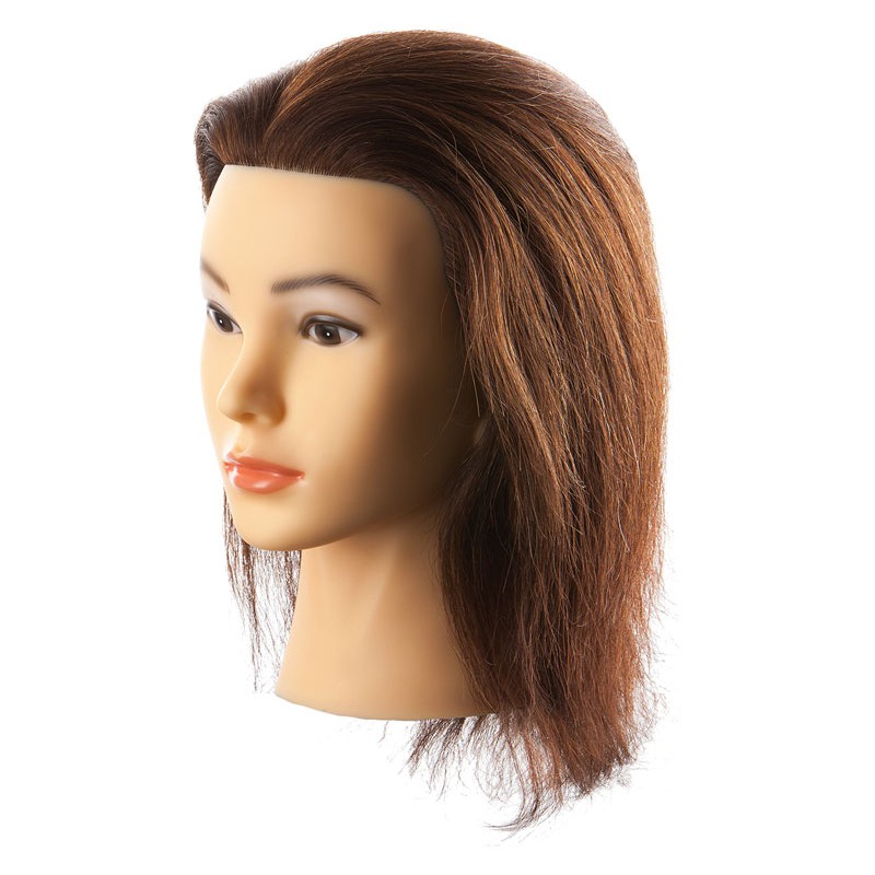 Maniquí Cabello Natural 30cm + Soporte Steinhart
