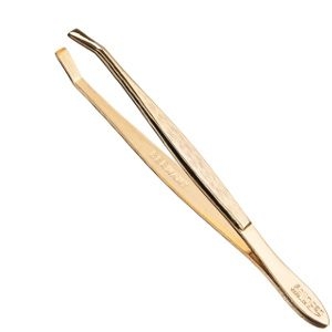 Pinza Depilar Dorada 8cm Solingen Profesional