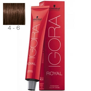 Tinte Igora Royal Castaño Medio Marron 4-6 Schwarzkopf 60ml