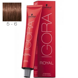 Tinte Igora Royal Castaño Claro Marrón 5-6 Schwarzkopf 60ml