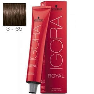 Tinte Igora Royal Castaño Oscuro Marrón Dorado 3-65 Schwarzkopf 60ml