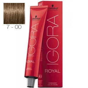 Tinte Igora Royal Rubio Medio Intenso 7-00 Schwarzkopf 60ml