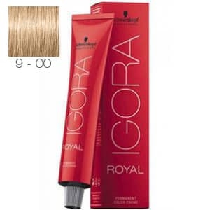 Tinte Igora Royal Rubio Muy Claro Intenso 9-00 Schwarzkopf 60ml