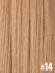 Extensiones Clip 14 Lisas Color Rubio Claro Dorado Cobrizo Remy 100% Cabello Natural