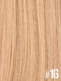 Extensiones Clip 16 Lisas Color Rubio Claro Remy 100% Cabello Natural