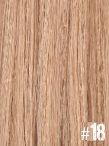 Extensiones Clip 18 Lisas Color Rubio Claro Ceniza Remy 100% Cabello Natural