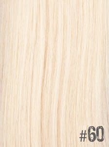 Extensiones Clip 60 Lisas Color Rubio Platino Remy 100% Cabello Natural