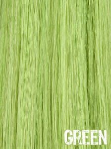 Extensiones Clip Verde Lisas Remy 100% Cabello Natural