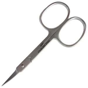 Tijera Manicura Cuticula Punta fina Curva 3,5" Stainless