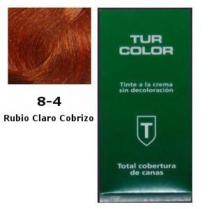 Tinte Tur 8-4 Rubio Claro Cobrizo