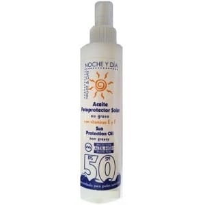 Aceite Protector Solar Spray FPS 50 No Graso 200ml Noche Dia