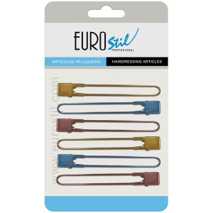 Pinza Separadora Metal Colores Cromada Carton 6 Unidades Eurostil