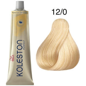 Tinte Koleston Perfect 12-0 Superaclarante Rubio Natural Special Blonde 60ml Wella
