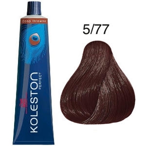 Tinte Koleston Perfect 5-77 Castaño Claro Marrón Intenso Deep Browns 60ml Wella