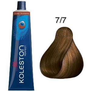 Tinte Koleston Perfect 7-7 Rubio Medio Marrón Deep Browns 60ml Wella