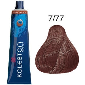 Tinte Koleston Perfect 7-77 Rubio Medio Marrón Intenso Deep Browns 60ml Wella