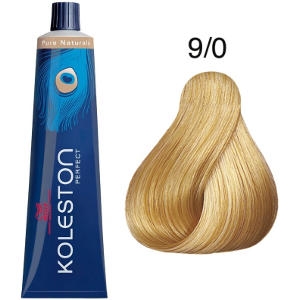 Tinte Koleston Perfect 9-0 Rubio Intenso Muy Claro Pure Naturals 60ml Wella