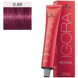 Igora Royal 0-89 Booster Mix Tono Rojo Violeta Schwarzkopf 60ml
