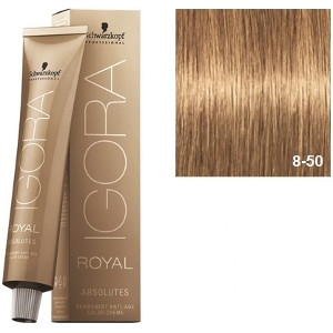 Igora Royal Absolutes 8-50 Schwarzkopf Rubio Claro Dorado Natural 60ml