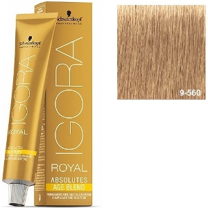 Igora Royal Absolutes 9-560 Age Blend Schwarzkopf Rubio Muy Claro Dorado 60ml