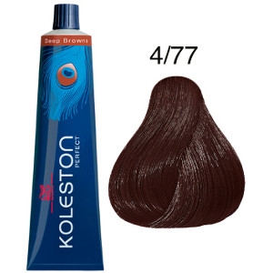 Koleston Perfect 4-77 Tinte Wella Castaño Medio Marrón Intenso Deep Browns 60ml