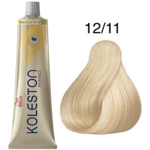 Tinte Koleston Perfect 12-11 Wella Superaclarante Rubio Ceniza Intenso Special Blonde 60ml