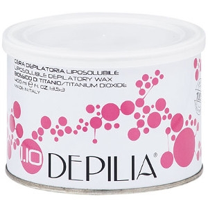 Cera Liposoluble Dióxido de Titanio Depilatoria Lata 400ml Depilia