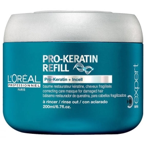 Loreal Pro-Keratin Refill Mascarilla Restauradora 200ml Serie Expert