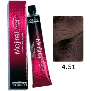 L'Oreal Tinte Majirel 4.51 Castaño Caoba Ceniza 50ml