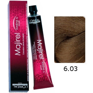 L'Oreal Tinte Majirel 6.03 Rubio Oscuro Natural Dorado 50ml