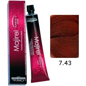 L'Oreal Tinte Majirel 7.43 Rubio Cobrizo Dorado 50ml