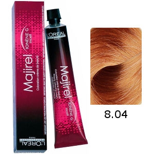 L'Oreal Tinte Majirel 8.04 Rubio Claro Natural Cobrizo 50ml