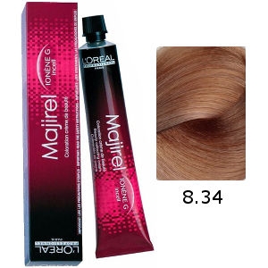 L'Oreal Tinte Majirel 8.34 Rubio Claro Dorado Cobrizo 50ml