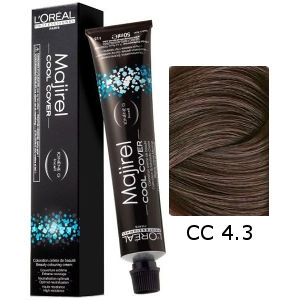 L'Oreal Tinte Majirel Cool Cover 4.3 Castaño Dorado 50ml