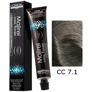 L'Oreal Tinte Majirel Cool Cover 7.1 Rubio Ceniza 50ml