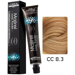 L'Oreal Tinte Majirel Cool Cover 8.3 Rubio Claro Dorado 50ml