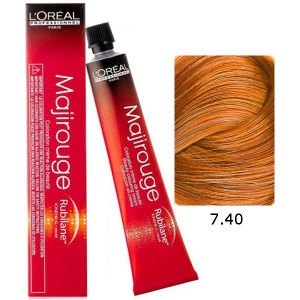 L'Oreal Tinte Majirouge 7.40 Rubio Cobrizo Intenso 50ml