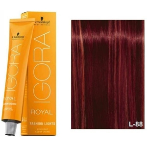 Schwarzkopf Tinte Igora Royal Fashion Lights L-88 Rojo 60ml