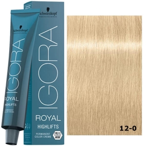 Schwarzkopf Tinte Igora Royal Highlifts 12-0 Superaclarante Natural 60ml