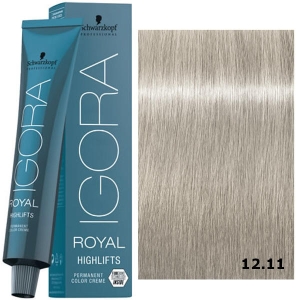 Schwarzkopf Tinte Igora Royal Highlifts 12-11 Superaclarante Ceniza Intenso 60ml