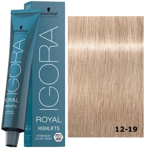 Schwarzkopf Tinte Igora Royal Highlifts 12-19 Superaclarante Ceniza Violeta 60ml