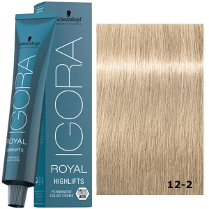 Schwarzkopf Tinte Igora Royal Highlifts 12-2 Superaclarante Humo 60ml