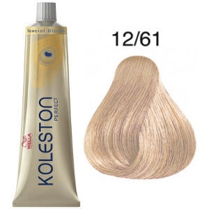 Tinte Koleston Perfect 12-61 Wella Superaclarante Rubio Violeta Ceniza Special Blonde 60ml