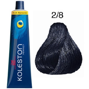 Tinte Koleston Perfect 2-8 Wella Negro Azulado Rich Naturals 60ml