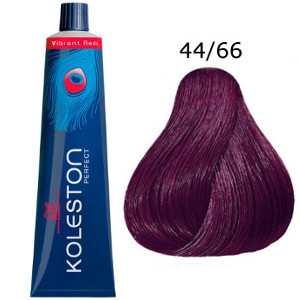 Tinte Koleston Perfect 44-66 Wella Castaño Medio Violeta Intenso Vibrant Reds P5 60ml