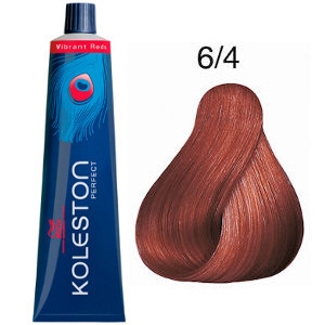 Tinte Koleston Perfect 6-4 Wella Rubio Oscuro Cobrizo Vibrant Reds 60ml