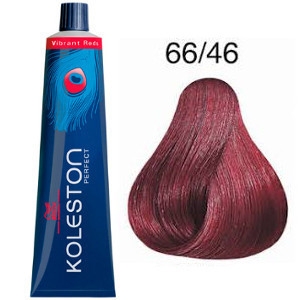 Tinte Koleston Perfect 66-46 Wella Rubio Oscuro Cobrizo Violeta Vibrant Reds P5 60ml